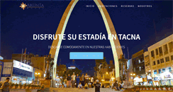 Desktop Screenshot of hotelarunta.com